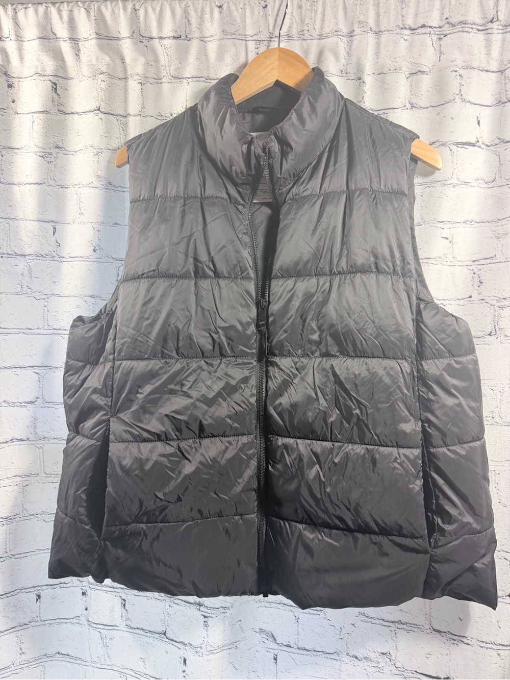 Gap Black Quilted Puffer Vest - Women's Sleeveless Jacket